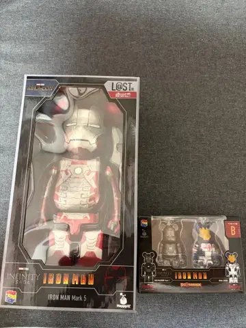 베어브릭 400% 아이언맨 INFINITY 라스트 원상