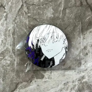 도쿄 리벤저스 마이키마트 신체험전 글리터 캔뱃지 쿠로카와 이자나