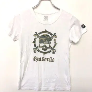 BM SOULS 그런지 네오 갸루 Y2K 00s 구제 의류 스컬 T셔츠