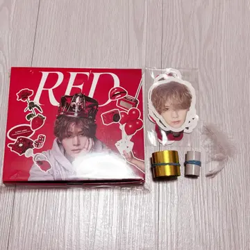 야마다 료스케 Deep RED 반 파미쿠라 한정판 은색 테이프 낙하물