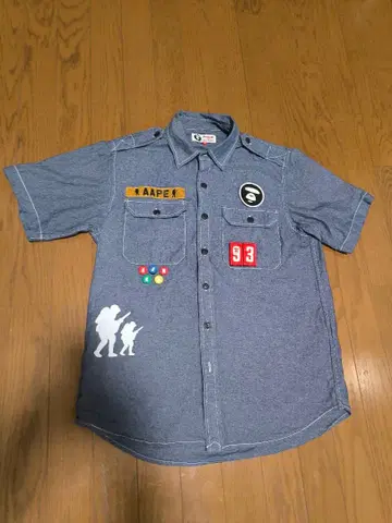 [ 정품 ] Aape 워크 셔츠 M 사이즈