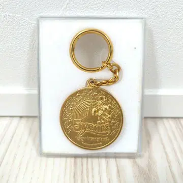 도쿄 디즈니랜드 5주년 기념 메달 키링