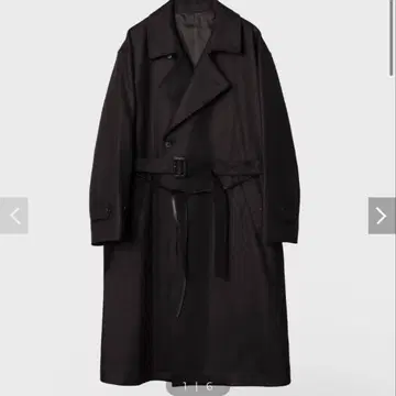 stein 오버사이즈 더블 브레스티드 코트 코트