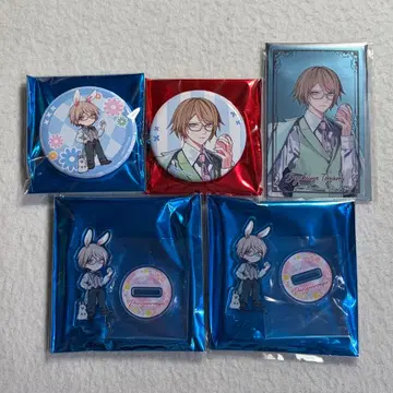 단간론파 마네키네코 아크릴 스탠드 캔뱃지 클리어 카드 토가미 뱌쿠야