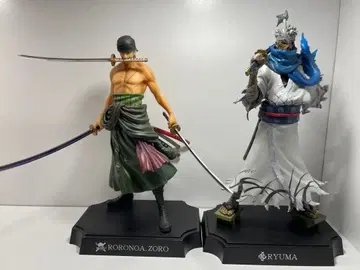 제일복권 원피스 검사편 A상 조로 & B상 류마 피규어 세트