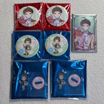 단간론파 마네키네코 아크릴 스탠드 캔뱃지 클리어 카드 히나타 하지메