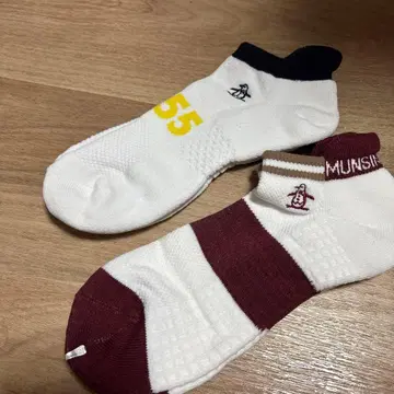 맨싱 골프 양말 2족 세트 남성용 새상품 25~27cm