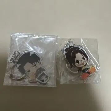 진격의 거인 아크릴 키링 플라네타륨 리바이&한지 2개 세트