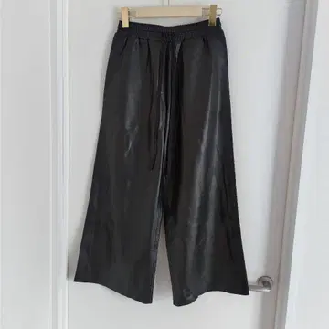 MELITTA BAUMEISTER 인조 가죽 와이드 팬츠