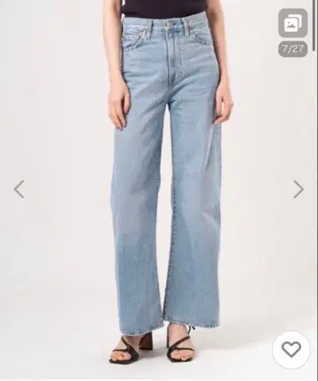 [ 새상품 ] Levi s 리바이스 RIBCAGE WIDE LEG