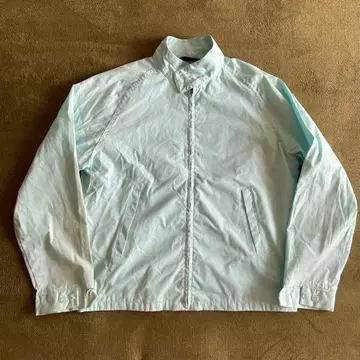 70s USA제 스카이블루 스탠드 카라 점퍼