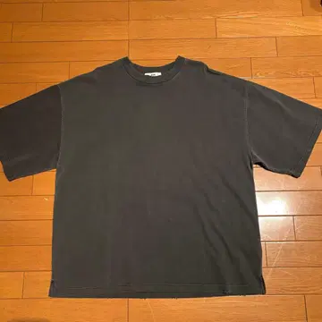 WEGO 다크 그레이 오버 사이즈 T셔츠