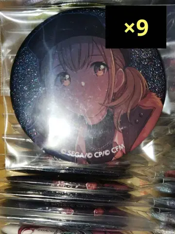 프로세카 아즈사와 코하네 글리터 캔뱃지 20a 9점