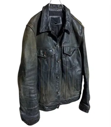 [ Luv maison ] 가죽 자켓 다크 네이비 48