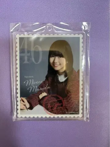 노기자카46 A상 우표풍 아크릴 키링 회장 한정 모바일 마스다 미리오