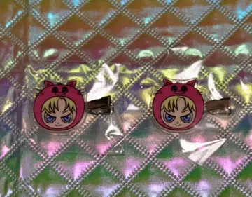 류구조 사이키 하루쿠라 캡슐 토이 헤어 클립 2개 세트