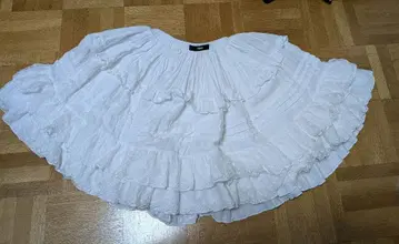 epine lace cotton panier white