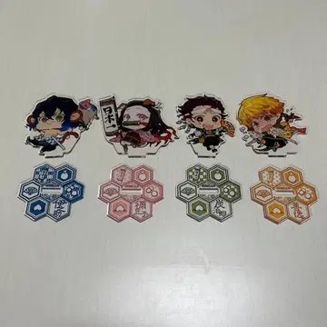 귀멸의 칼날 복숭아 아크릴 스탠드 귀신 퇴치 미니 아크릴 스탠드 컬렉션