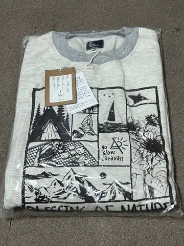 GO SLOWCARAVAN 맨투맨 사이즈 4