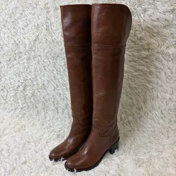 [ 새상품급 ] CORSO ROMA'9 롱 가죽 부츠 이탈리아제 23cm