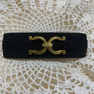 살바토레 페라가모 간치니 머리핀 블랙