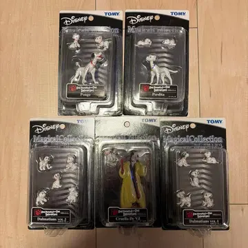 디즈니 타미 마법 컬렉션 101마리 강아지 5종 세트