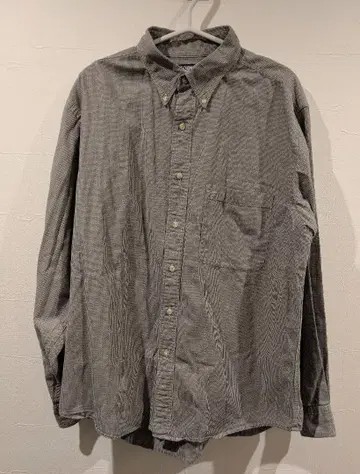 [ LANDS' END ] Houndstooth Pattern Shirt