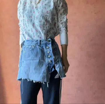 빈티지 데님 스커트