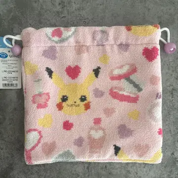 새상품 FEILER 포켓몬 콜라보 피카츄 화장품 복조리 파우치 완판템