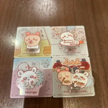 치이카와 아크릴 장면 클립 4개 세트