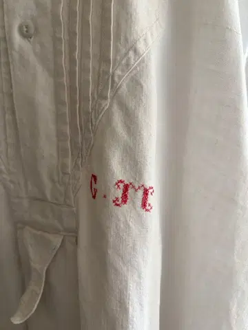 프랑스 앤티크 드레스 셔츠