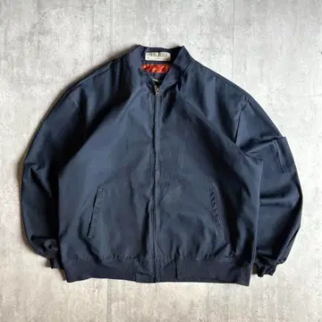 [ 90s RED KAP ] 봄버 자켓 지퍼 블루종 vintage