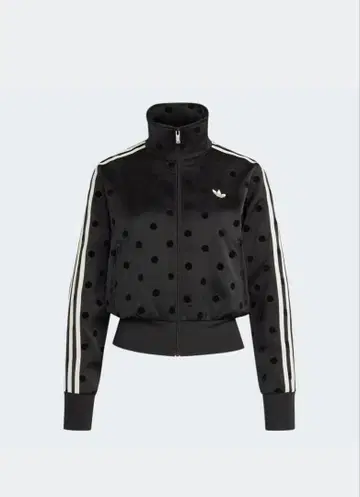 새틴 도트 TT 트랙 탑 트랙 자켓 아디다스 오리지널 블랙