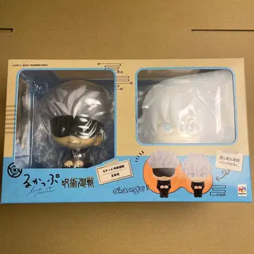 주술회전 룩업 고죠 사토루 교체 머리 부품 포함 미개봉 피규어