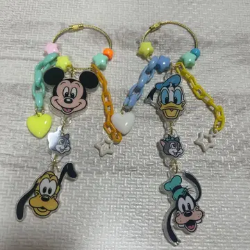디즈니 스토어 아크릴 키링 주렁주렁 키체인