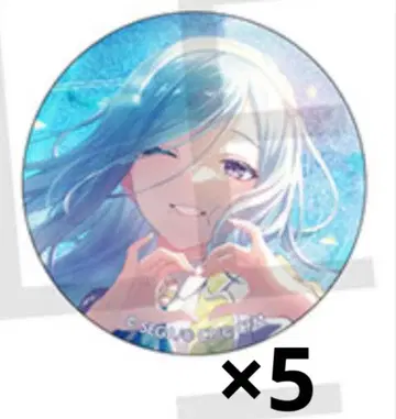 히노모리 시즈쿠 글리터 캔뱃지 42c