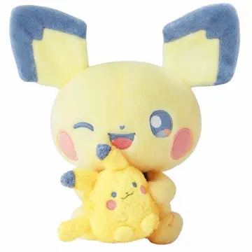 포켓몬 Little Daydream 피츄와 피카츄 봉제 인형