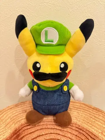 포켓몬 센터 한정판 봉제 인형 루이지 피카츄
