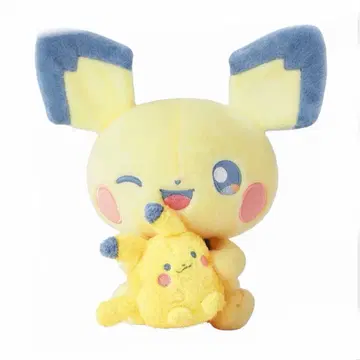 포켓몬 Little Daydream 피츄와 피카츄 봉제 인형