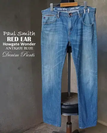 Paul Smith RED EAR HW 앤티크 블루 데님 청바지