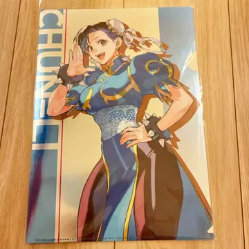 스트리트 파이터 메탈릭 클리어 파일 춘리 미타 치세이 캡콤 새상품