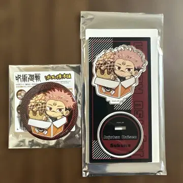 주술회전 바쿠단야키 스쿠나 캔뱃지 아크릴 스탠드