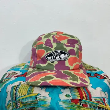 VANS 제트 캡 올 패턴 카모 cap 스케이트 반스 레트로