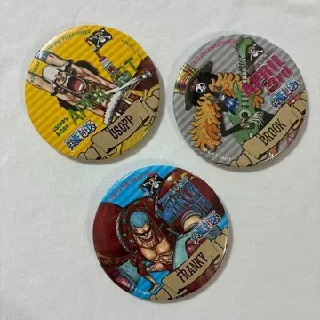 ONE PIECE 캔뱃지 원피스 타워 우솝 & 프랭키 & 브룩
