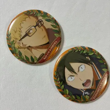 하이큐!! 캔뱃지 츠키시마 케이 & 야마구치 타다시