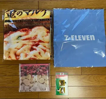 세븐일레븐 복권 4개 세트 세븐 프리미엄 골드 피자 담요 외