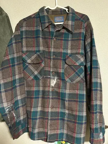 [ 70s-80s ] 펜들턴 울 셔츠 L USA제 빈티지