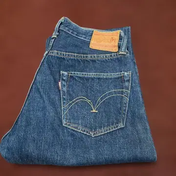 사무라이 S0510XX 29인치 가죽 패치 숨김 리벳 셀비지