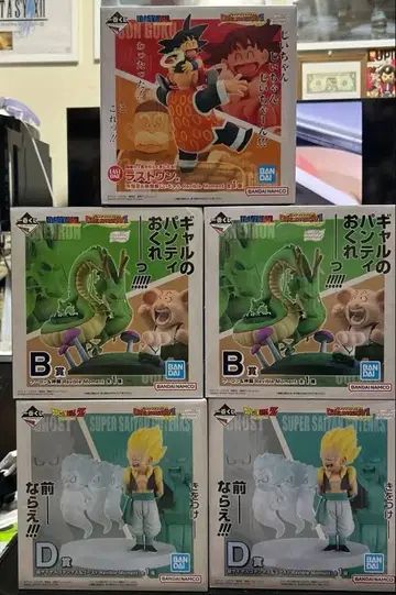 드래곤볼 제일복권 피규어 세트 5체 손오공 오천크스 우롱
