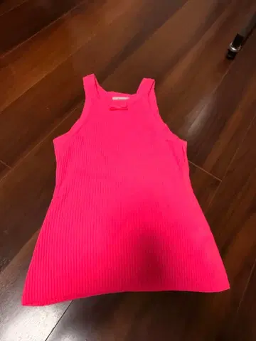 WRAPINKNOT COZ 캐시미어 상의 네온 핑크